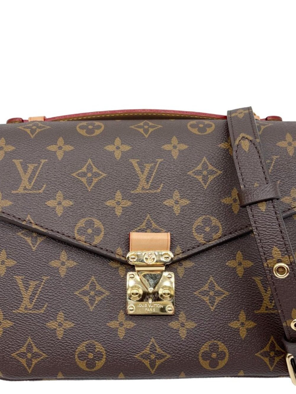 Louis Vuitton Metis Pochette Monogram Canvas Crossbody Bag Brown